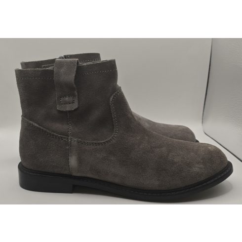 H&M Velúr Bőr Bokacsizma