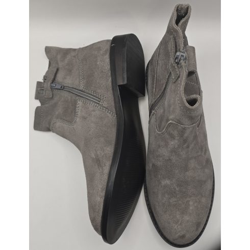 H&M Velúr Bőr Bokacsizma