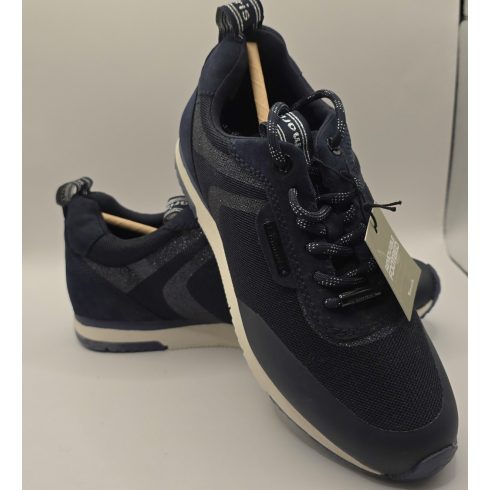 Tamaris Wortmann Navy memóriahabos sportcipő
