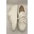Justfab White steppelt snekaer