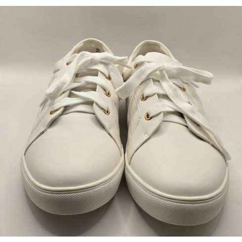 Justfab White steppelt snekaer