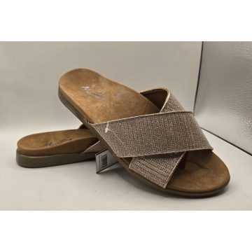 Mustang rózsaarany női papucs