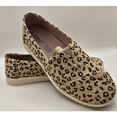 TOMS Avalon Natural Textured Leopard slipon