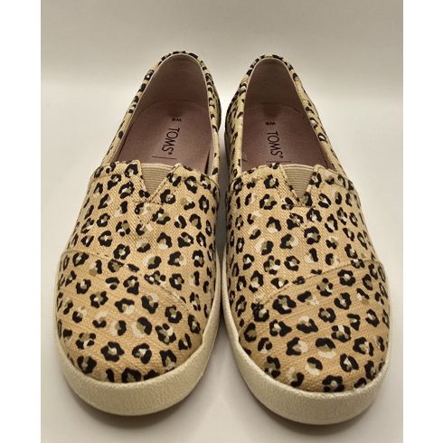 TOMS Avalon Natural Textured Leopard slipon
