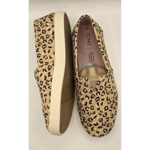 TOMS Avalon Natural Textured Leopard slipon