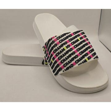 Champion All Over Print Női Papucs – Fehér/Multicolor
