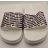 Champion All Over Print Női Papucs – Fehér/Multicolor