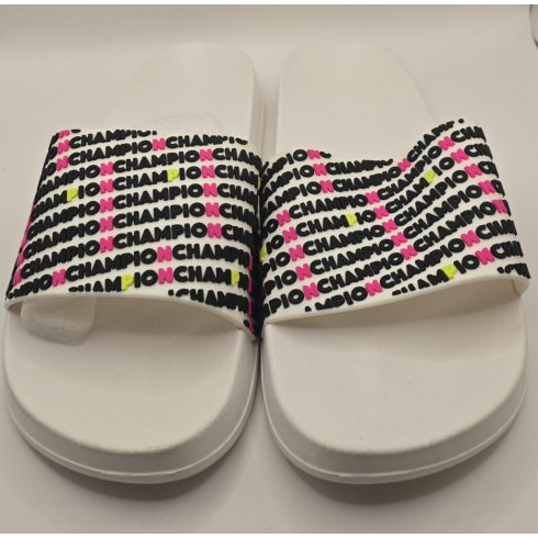 Champion All Over Print Női Papucs – Fehér/Multicolor