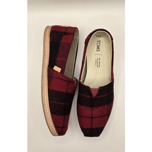 TOMS kockás balerina