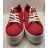 Devergo Jeans Agatha Red platformos tornacipő