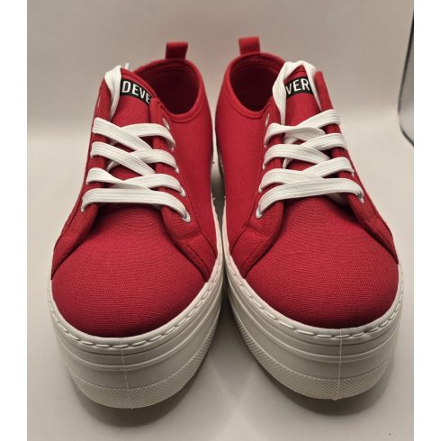 Devergo Jeans Agatha Red platformos tornacipő
