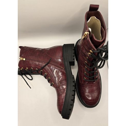 Retro Jeans XIMENA Burgundy bakancs