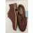 TOMS Suede Oxford Chocolate Brown bőr félcipő