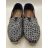 TOMS Classic Navy Slub Chambray Dots balerina