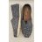 TOMS Classic Navy Slub Chambray Dots balerina