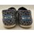 TOMS Classic Navy Slub Chambray Dots balerina