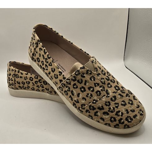 TOMS Avalon  Natural Textured Cheetah slipon