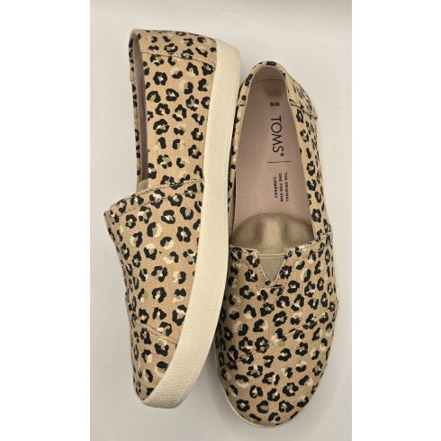 TOMS Avalon  Natural Textured Cheetah slipon