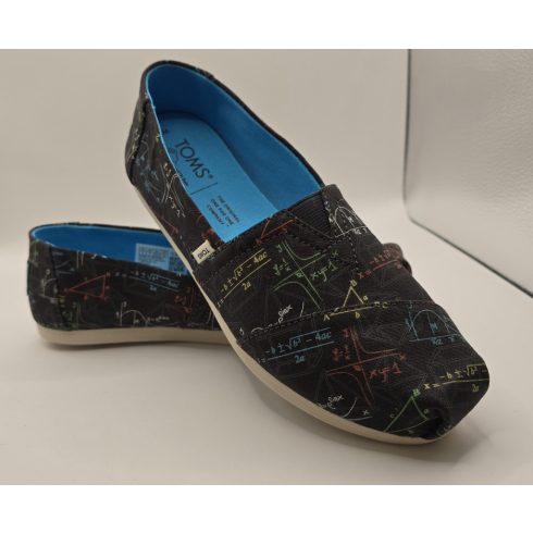 TOMS Alpargata matematika tematikájú slipon cipő
