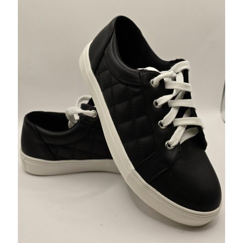 JustFab Black Steppelt Sneaker