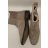 H&M Bélelt Sand Bőr Bokacsizma