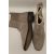 H&M Bélelt Sand Bőr Bokacsizma