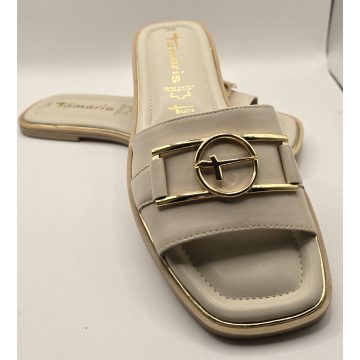 Tamaris/Wortmann Ivory bőr papucs