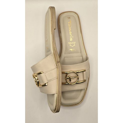 Tamaris/Wortmann Ivory bőr papucs