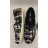TOMS Classic Black Abstract Canvas Print balerina