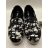 TOMS Classic Black Abstract Canvas Print balerina