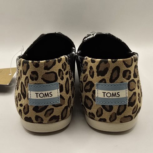 TOMS Classic Black Abstract Canvas Print balerina
