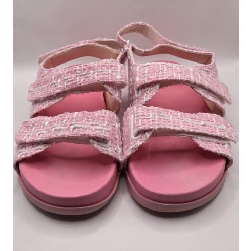 ASOS DESIGN Tweed Pántos Szandál – Rose Pink