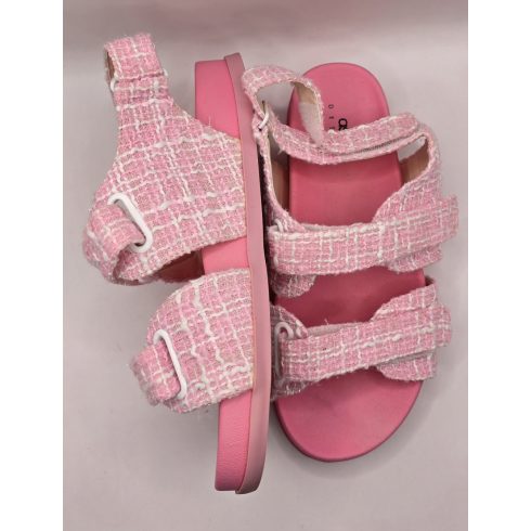 ASOS DESIGN Tweed Pántos Szandál – Rose Pink