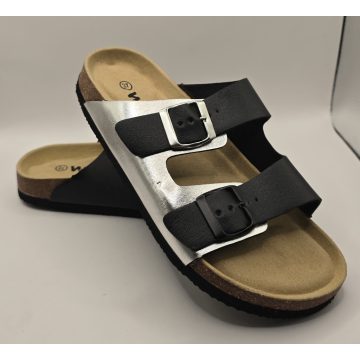 Willard Funzi Silver Black/Silver papucs