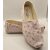 TOMS Alpargata Barely Pink Foil Bee Mine Print balerina