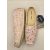 TOMS Alpargata Barely Pink Foil Bee Mine Print balerina