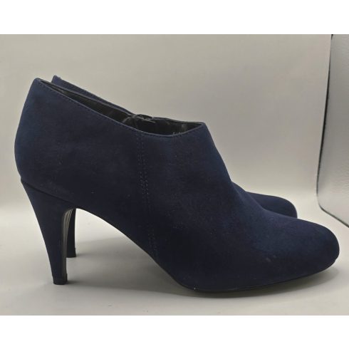 New Look Női Velúr Hatású Bokacsizma – Elegáns Sötétkék