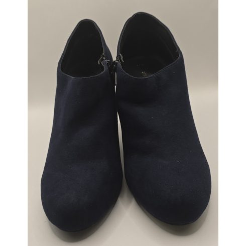 New Look Női Velúr Hatású Bokacsizma – Elegáns Sötétkék