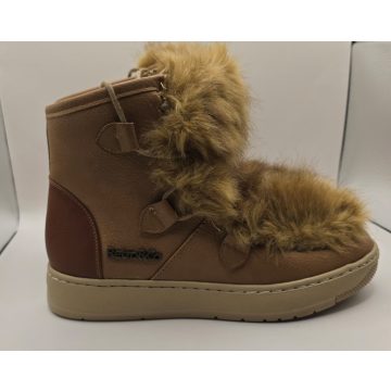 Retro Jean Misty Camel bélelt bakancs