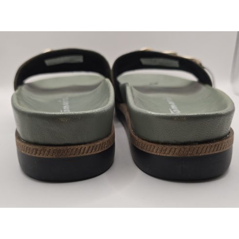 Tamaris Wortmann papucs – Olive papucs