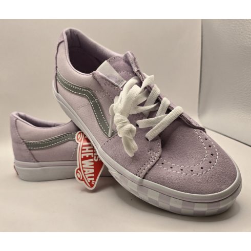 Vans Sk8 Low lila bőr sneaker